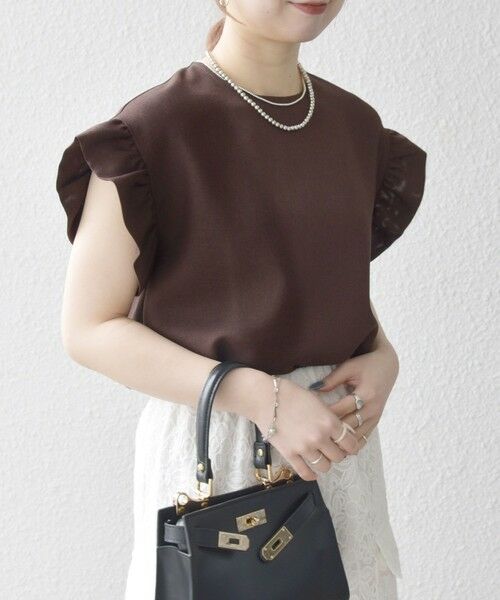 SHIPS / シップス ドレス | SHIPS any:〈洗濯機可能〉リネンライク ブラウス × タイトスカート セットアップ | 詳細13