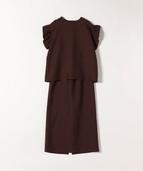 SHIPS / シップス ドレス | SHIPS any:〈洗濯機可能〉リネンライク ブラウス × タイトスカート セットアップ | 詳細14