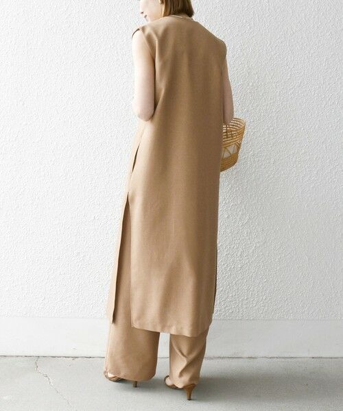 SHIPS / シップス その他パンツ | SHIPS any:〈洗濯機可能〉リネンライク ジレ ワンピース × イージー パンツ セットアップ | 詳細12