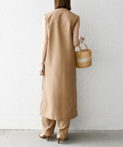 SHIPS / シップス その他パンツ | SHIPS any:〈洗濯機可能〉リネンライク ジレ ワンピース × イージー パンツ セットアップ | 詳細13