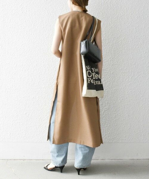 SHIPS / シップス その他パンツ | SHIPS any:〈洗濯機可能〉リネンライク ジレ ワンピース × イージー パンツ セットアップ | 詳細5