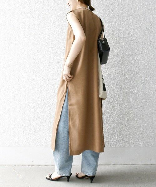 SHIPS / シップス その他パンツ | SHIPS any:〈洗濯機可能〉リネンライク ジレ ワンピース × イージー パンツ セットアップ | 詳細6