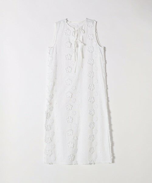 SHIPS / シップス ロング・マキシ丈ワンピース | SHIPS any:〈手洗い可能〉3D フラワー エンブロイダリー ロング ワンピース | 詳細8