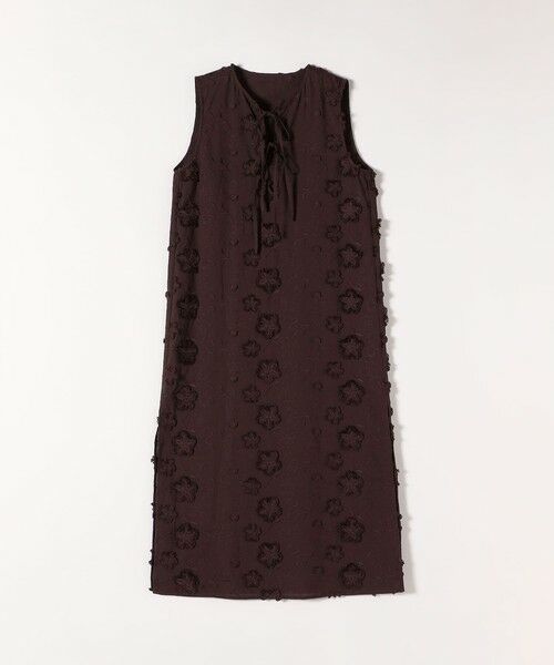 SHIPS / シップス ロング・マキシ丈ワンピース | SHIPS any:〈手洗い可能〉3D フラワー エンブロイダリー ロング ワンピース | 詳細17