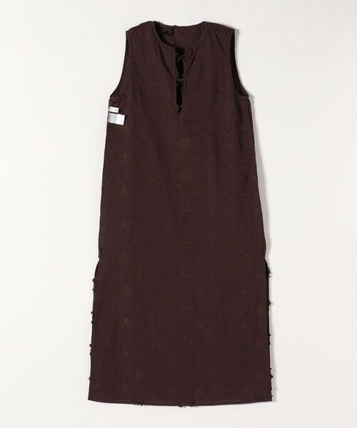 SHIPS / シップス ロング・マキシ丈ワンピース | SHIPS any:〈手洗い可能〉3D フラワー エンブロイダリー ロング ワンピース | 詳細22