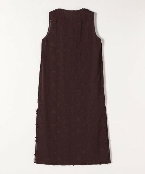 SHIPS / シップス ロング・マキシ丈ワンピース | SHIPS any:〈手洗い可能〉3D フラワー エンブロイダリー ロング ワンピース | 詳細23