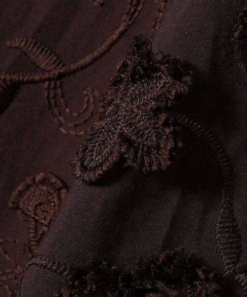 SHIPS / シップス ロング・マキシ丈ワンピース | SHIPS any:〈手洗い可能〉3D フラワー エンブロイダリー ロング ワンピース | 詳細24