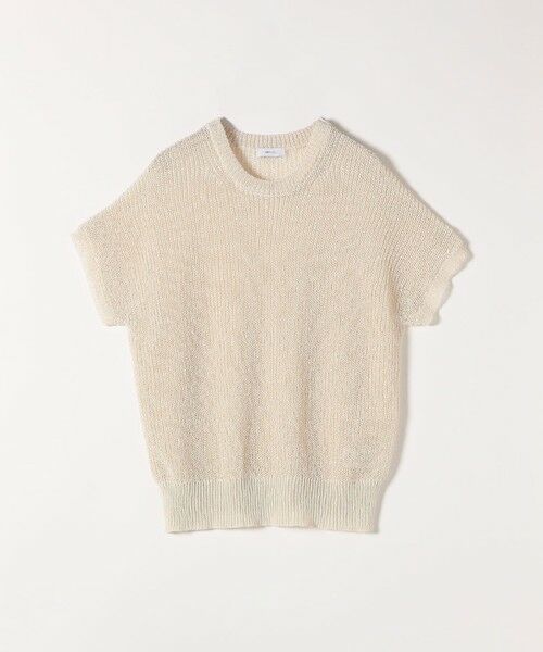 SHIPS / シップス ニット・セーター | 《一部追加予約》SHIPS any:〈手洗い可能〉ギマ  ワイド フレンチ シアー ニット プルオーバー | 詳細15