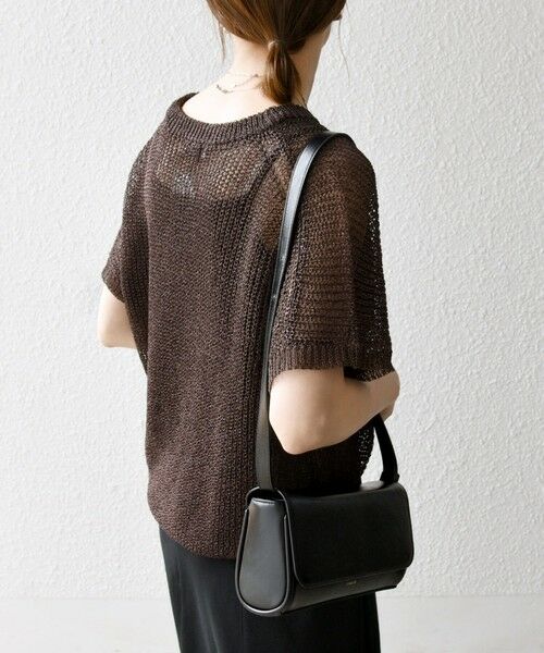 SHIPS / シップス ニット・セーター | 《一部追加予約》SHIPS any:〈手洗い可能〉ギマ  ワイド フレンチ シアー ニット プルオーバー | 詳細29