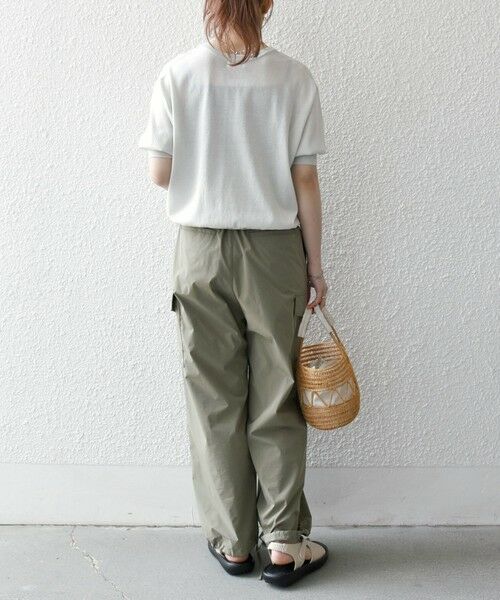 SHIPS / シップス ニット・セーター | SHIPS any:〈接触冷感/手洗い可能〉ビジュー ヘンリーネック ニット プルオーバー | 詳細2