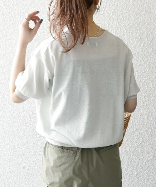 SHIPS / シップス ニット・セーター | SHIPS any:〈接触冷感/手洗い可能〉ビジュー ヘンリーネック ニット プルオーバー | 詳細5