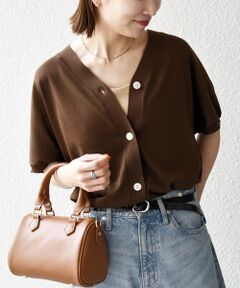 SHIPS / シップス カーディガン・ボレロ | 《一部予約》SHIPS any:〈接触冷感/手洗い可能〉Vネック ドルマン ミディ カーディガン