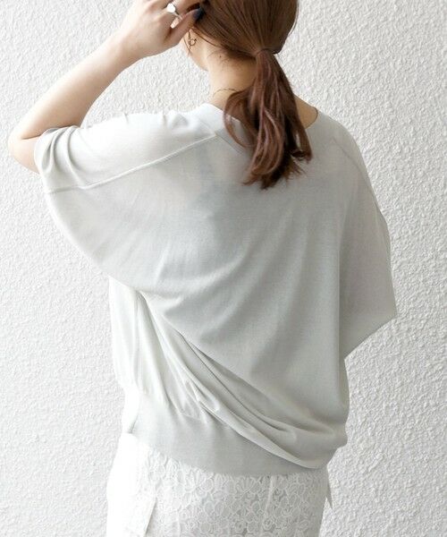 SHIPS / シップス カーディガン・ボレロ | SHIPS any:〈接触冷感/手洗い可能〉Vネック ドルマン ミディ カーディガン | 詳細3