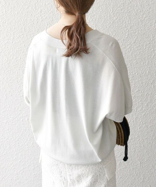 SHIPS / シップス カーディガン・ボレロ | SHIPS any:〈接触冷感/手洗い可能〉Vネック ドルマン ミディ カーディガン | 詳細5