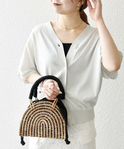 SHIPS / シップス カーディガン・ボレロ | SHIPS any:〈接触冷感/手洗い可能〉Vネック ドルマン ミディ カーディガン | 詳細8