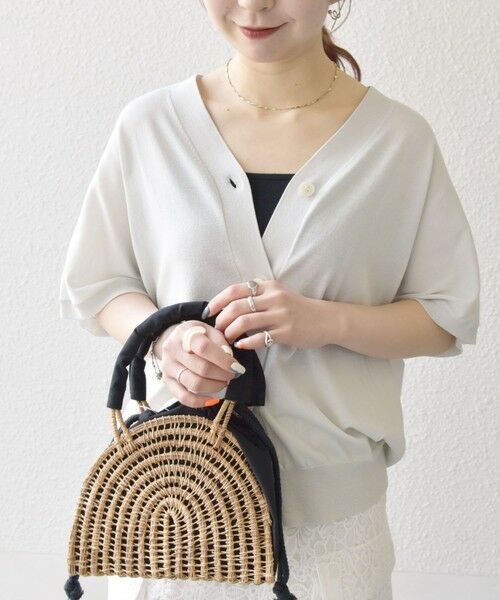 SHIPS / シップス カーディガン・ボレロ | SHIPS any:〈接触冷感/手洗い可能〉Vネック ドルマン ミディ カーディガン | 詳細9