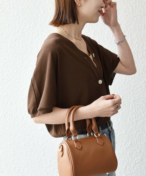 SHIPS / シップス カーディガン・ボレロ | 《一部予約》SHIPS any:〈接触冷感/手洗い可能〉Vネック ドルマン ミディ カーディガン | 詳細16