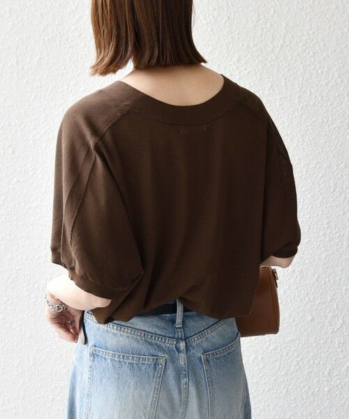 SHIPS / シップス カーディガン・ボレロ | 《一部予約》SHIPS any:〈接触冷感/手洗い可能〉Vネック ドルマン ミディ カーディガン | 詳細17