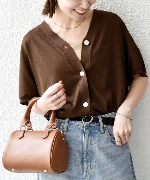 SHIPS / シップス カーディガン・ボレロ | 《一部予約》SHIPS any:〈接触冷感/手洗い可能〉Vネック ドルマン ミディ カーディガン | 詳細19