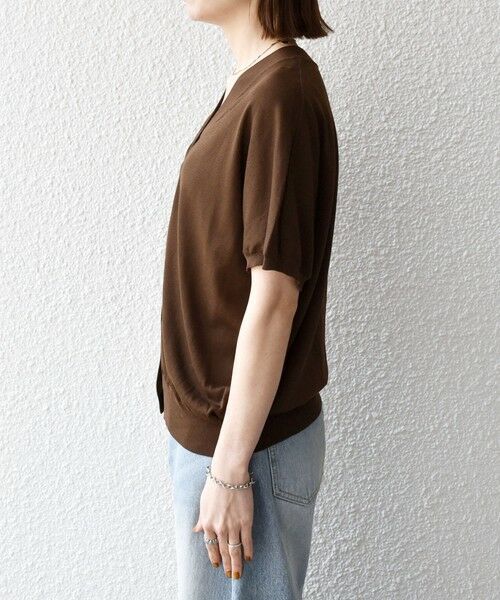 SHIPS / シップス カーディガン・ボレロ | 《一部予約》SHIPS any:〈接触冷感/手洗い可能〉Vネック ドルマン ミディ カーディガン | 詳細21