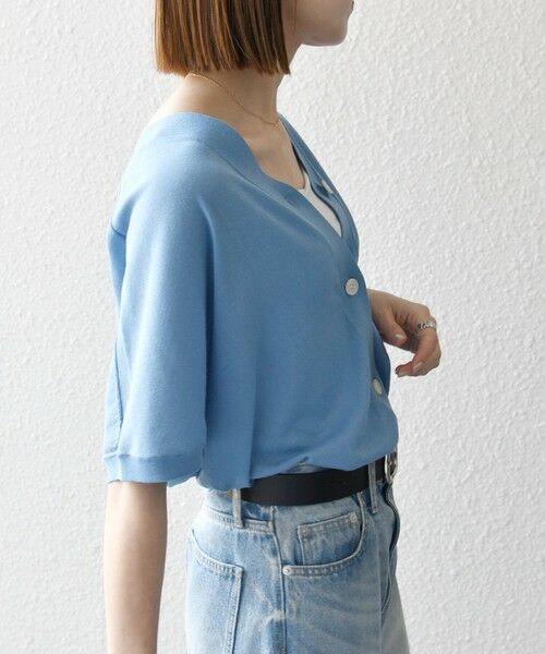 SHIPS / シップス カーディガン・ボレロ | 《一部予約》SHIPS any:〈接触冷感/手洗い可能〉Vネック ドルマン ミディ カーディガン | 詳細30