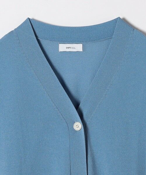 SHIPS / シップス カーディガン・ボレロ | SHIPS any:〈接触冷感/手洗い可能〉Vネック ドルマン ミディ カーディガン | 詳細23