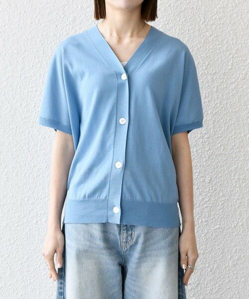 SHIPS / シップス カーディガン・ボレロ | SHIPS any:〈接触冷感/手洗い可能〉Vネック ドルマン ミディ カーディガン | 詳細27