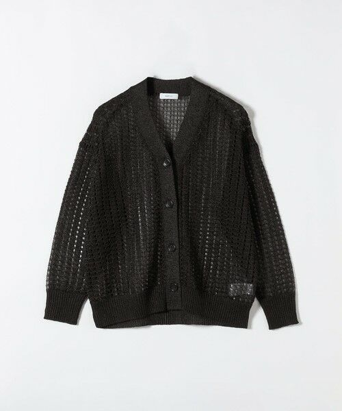 SHIPS / シップス カーディガン・ボレロ | 《一部追加予約》SHIPS any:〈手洗い可能〉ギマ ワイド Vネック シアー カーディガン | 詳細16