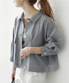 SHIPS / シップス ブルゾン | SHIPS any:〈洗濯機可能〉オックス ステッチ ショート シャツ ジャケット