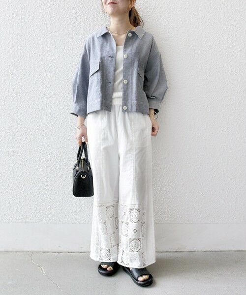 SHIPS / シップス ブルゾン | SHIPS any:〈洗濯機可能〉オックス ステッチ ショート シャツ ジャケット | 詳細12