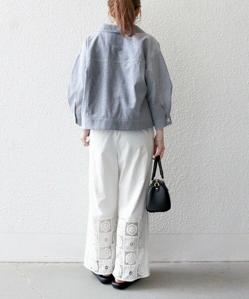 SHIPS / シップス ブルゾン | SHIPS any:〈洗濯機可能〉オックス ステッチ ショート シャツ ジャケット | 詳細13