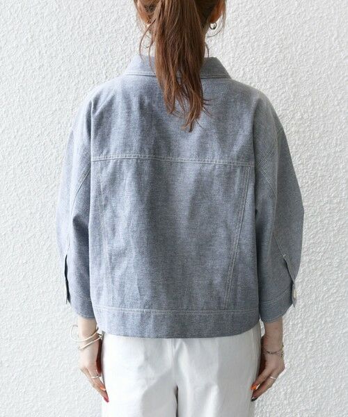 SHIPS / シップス ブルゾン | SHIPS any:〈洗濯機可能〉オックス ステッチ ショート シャツ ジャケット | 詳細27