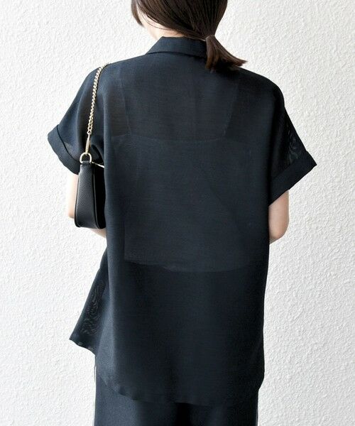 SHIPS / シップス テーラードジャケット | SHIPS any:〈手洗い可能〉カラミ メッシュ ハーフスリーブ テーラード ジャケット | 詳細14