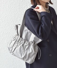 SHIPS / シップス トートバッグ | 《新色予約》SHIPS Colors: A4 ナイロン ギャザー トートバッグ ◆