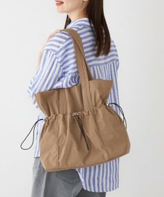 SHIPS / シップス トートバッグ | 《新色予約》SHIPS Colors: A4 ナイロン ギャザー トートバッグ ◆