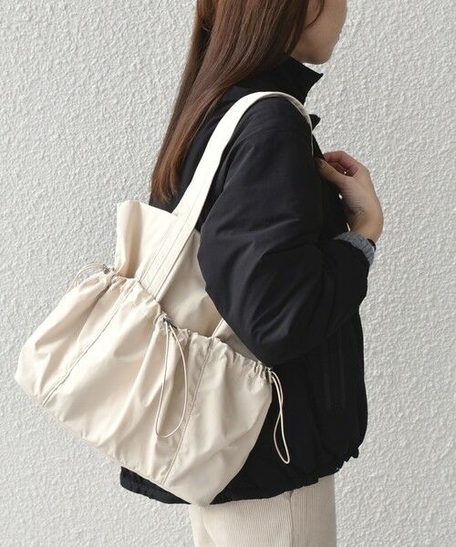 SHIPS / シップス トートバッグ | 《新色予約》SHIPS Colors: A4 ナイロン ギャザー トートバッグ ◆ | 詳細3