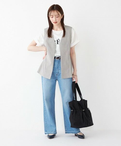 SHIPS / シップス トートバッグ | 《新色予約》【一部WEB限定】SHIPS Colors: A4 ナイロン ギャザー トートバッグ◆ | 詳細12