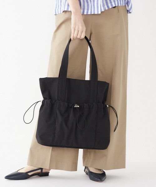 SHIPS / シップス トートバッグ | 《新色予約》SHIPS Colors: A4 ナイロン ギャザー トートバッグ ◆ | 詳細16