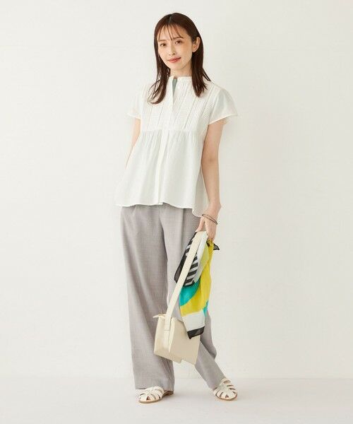 SHIPS / シップス シャツ・ブラウス | SHIPS Colors:〈洗濯機可能〉コットン ピンタック ジョイント シャツ | 詳細7