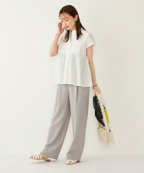 SHIPS / シップス シャツ・ブラウス | SHIPS Colors:〈洗濯機可能〉コットン ピンタック ジョイント シャツ | 詳細8