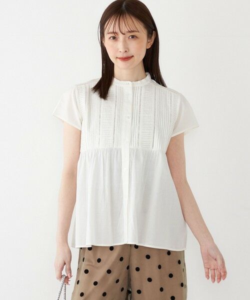 SHIPS / シップス シャツ・ブラウス | SHIPS Colors:〈洗濯機可能〉コットン ピンタック ジョイント シャツ | 詳細9