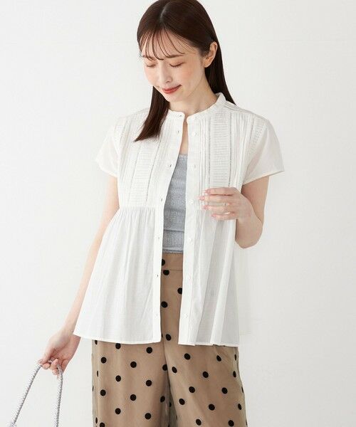 SHIPS / シップス シャツ・ブラウス | SHIPS Colors:〈洗濯機可能〉コットン ピンタック ジョイント シャツ | 詳細12