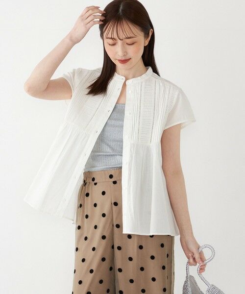 SHIPS / シップス シャツ・ブラウス | SHIPS Colors:〈洗濯機可能〉コットン ピンタック ジョイント シャツ | 詳細13