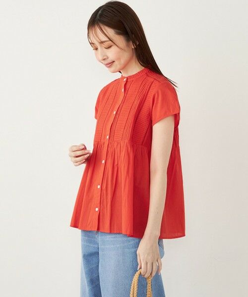 SHIPS / シップス シャツ・ブラウス | SHIPS Colors:〈洗濯機可能〉コットン ピンタック ジョイント シャツ | 詳細28