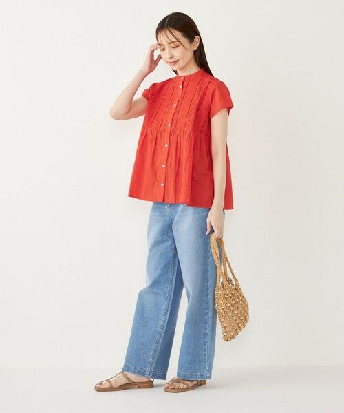 SHIPS / シップス シャツ・ブラウス | SHIPS Colors:〈洗濯機可能〉コットン ピンタック ジョイント シャツ | 詳細30