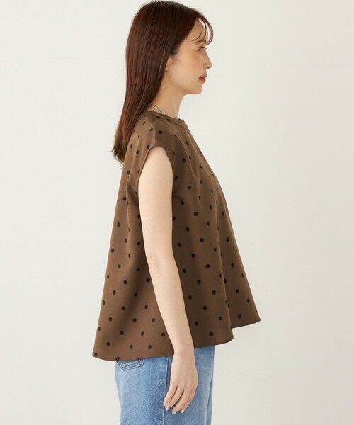 SHIPS / シップス シャツ・ブラウス | SHIPS Colors:〈洗濯機可能〉オックス ドット プリント フレンチスリーブ ブラウス 2 | 詳細11