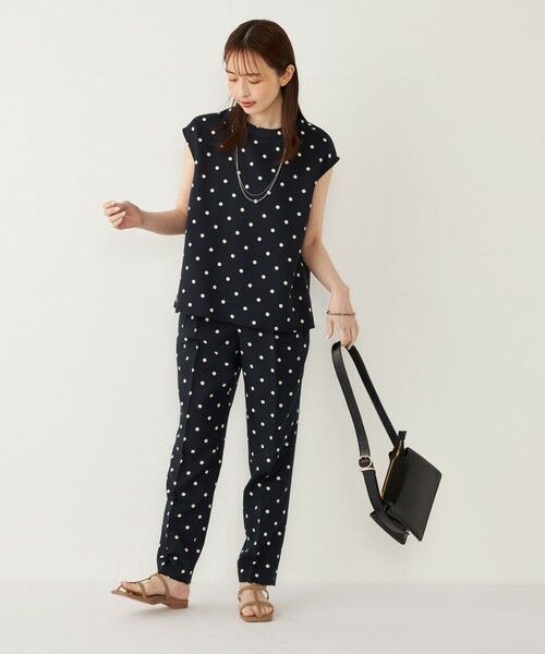 SHIPS / シップス シャツ・ブラウス | SHIPS Colors:〈洗濯機可能〉オックス ドット プリント フレンチスリーブ ブラウス 2 | 詳細23