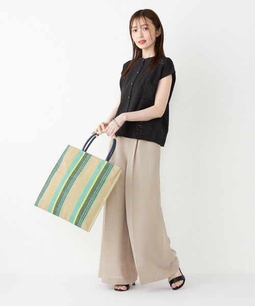 SHIPS / シップス シャツ・ブラウス | SHIPS Colors:〈洗濯機可能〉コットン 幾何 レース コンビ シャツ | 詳細14