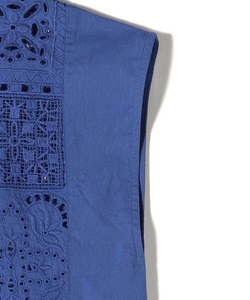 SHIPS / シップス シャツ・ブラウス | SHIPS Colors:〈洗濯機可能〉コットン 幾何 レース コンビ シャツ | 詳細18