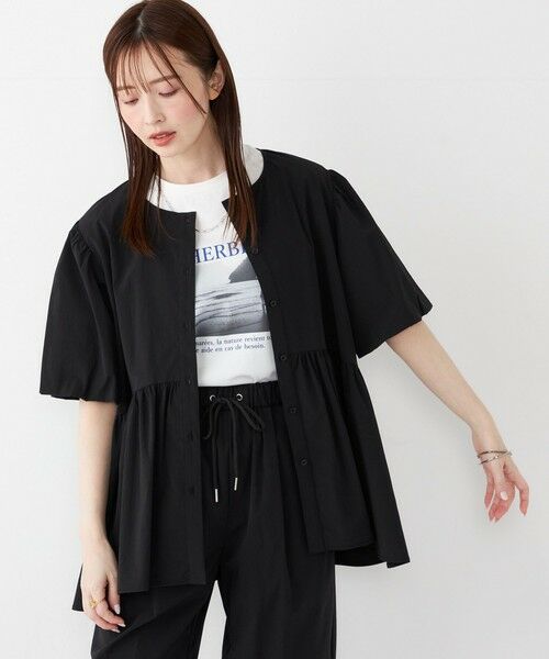 ブラウス シャツ SHIPS Colors:「接触冷感・UVカット・撥水」マルチファンクション 羽織 シャツ レディース SHIPS Colors:〈接触冷感・UVカット・撥水〉マルチ